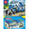 MINGDI LEIBAO C002 non  THUNDERBOLT MEN KẾT HỢP XE RADAR 8 bộ đồ chơi xếp lắp ráp ghép mô hình City THUNDER POLICE Thành Phố 768 khối