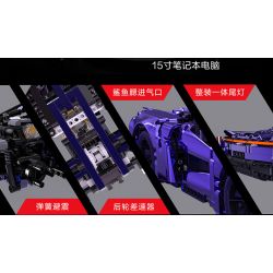 MINGDI 10023 non  HỘP NHẠC: GUNSHIP bộ đồ chơi xếp lắp ráp ghép mô hình Creator MUSIC BOX ARMED HELICOPTER Sáng Tạo 316 khối