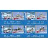SEMBO 105515 105516 105517 105518 non  DỰ ÁN 956 TỔ HỢP 4 LỚP TÀU KHU TRỤC HIỆN ĐẠI bộ đồ chơi xếp lắp ráp ghép mô hình Iron Blood Heavy Equipment TYPE P.956 DESTROYER Đặc Nhiệm Máu Và Sắt 1015 khối