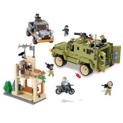 GUDI 20107 non  BAO VÂY CĂN CỨ CỦA NHÂN VẬT PHẢN DIỆN bộ đồ chơi xếp lắp ráp ghép mô hình SWORD FORCE 796 khối