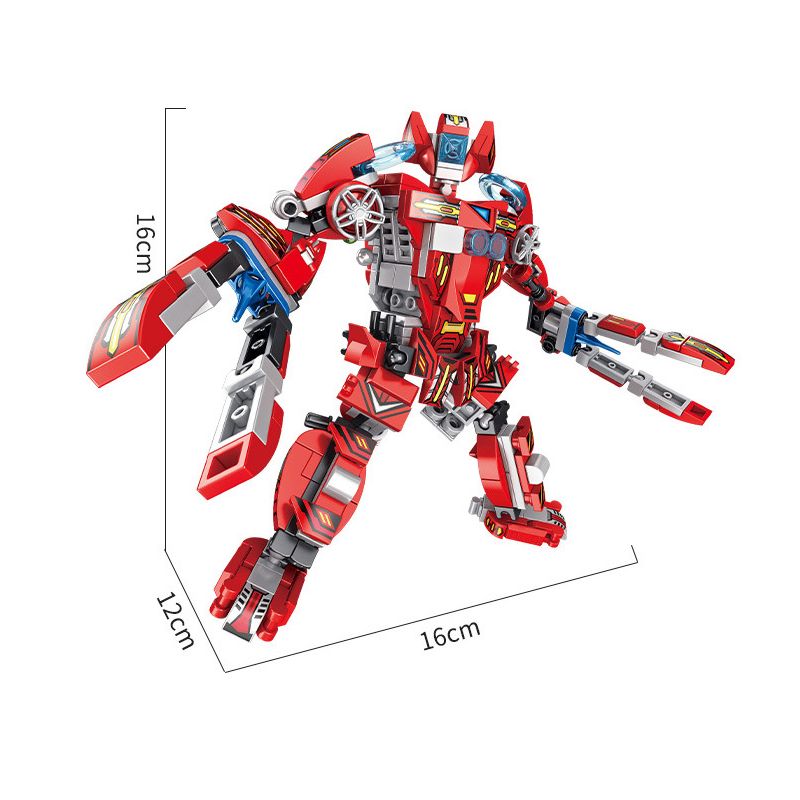PanlosBrick 690026 Panlos Brick 690026 non  ULTRAMAN MECH & SPACESHIP 8 KẾT HỢP bộ đồ chơi xếp lắp ráp ghép mô hình Vệ Binh Vũ Trụ Siêu Nhân Điện Quang 757 khối