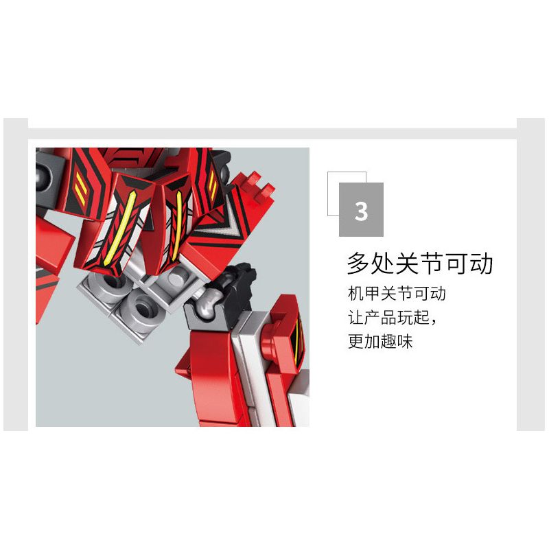 PanlosBrick 690026 Panlos Brick 690026 non  ULTRAMAN MECH & SPACESHIP 8 KẾT HỢP bộ đồ chơi xếp lắp ráp ghép mô hình Vệ Binh Vũ Trụ Siêu Nhân Điện Quang 757 khối