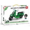 MINGDI 10017 non  MUSTANG ĐEN bộ đồ chơi xếp lắp ráp ghép mô hình Speed Champions Racing Cars Đua Xe Công Thức 369 khối