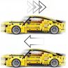 TA GAOLE T3031 3031 non  XE LÙI MÀU VÀNG bộ đồ chơi xếp lắp ráp ghép mô hình  SUPERCAR Kỹ Thuật Công Nghệ Cao Mô Hình Phương Tiện 549 khối