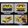 TA GAOLE T3031 3031 non  XE LÙI MÀU VÀNG bộ đồ chơi xếp lắp ráp ghép mô hình  SUPERCAR Kỹ Thuật Công Nghệ Cao Mô Hình Phương Tiện 549 khối