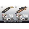 MINGDI LEIBAO K221 non  SÚNG ĐỒ CHƠI BẮN TỈA 8 TỔ HỢP AWM TRƯỜNG MR762A1 TIỂU LIÊN MP5 TAC-50 AK-47 VECTOR NGẮN NÒNG WA2000 bộ đồ chơi xếp lắp ráp ghép mô hình Gun 897 khối