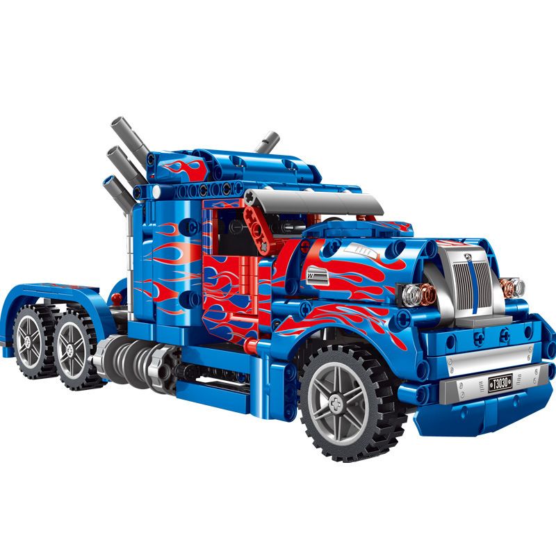 TA GAOLE T3030 3030 non Lego XE TẢI OPTIMUS PRIME ĐẦU KÉO bộ đồ chơi xếp lắp ráp ghép mô hình Technic WESTERN STAR OPTIMUS PRIME Kỹ Thuật Công Nghệ Cao Mô Hình Phương Tiện 619 khối