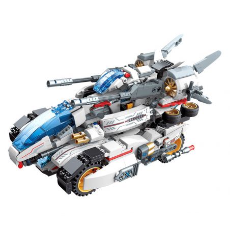 Enlighten 41310 Qman 41310 non  THỢ SĂN SAO bộ đồ chơi xếp lắp ráp ghép mô hình Transformers Robot Đại Chiến Người Máy Biến Hình 521 khối