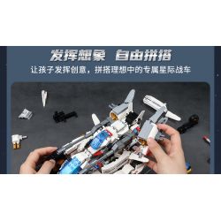 Enlighten 41310 Qman 41310 non  THỢ SĂN SAO bộ đồ chơi xếp lắp ráp ghép mô hình Transformers Robot Đại Chiến Người Máy Biến Hình 521 khối