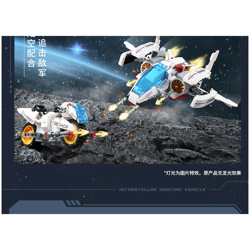 Enlighten 41310 Qman 41310 non  THỢ SĂN SAO bộ đồ chơi xếp lắp ráp ghép mô hình Transformers Robot Đại Chiến Người Máy Biến Hình 521 khối