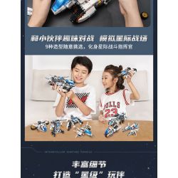 Enlighten 41310 Qman 41310 non  THỢ SĂN SAO bộ đồ chơi xếp lắp ráp ghép mô hình Transformers Robot Đại Chiến Người Máy Biến Hình 521 khối