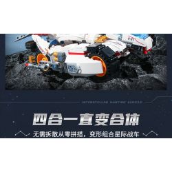 Enlighten 41310 Qman 41310 non  THỢ SĂN SAO bộ đồ chơi xếp lắp ráp ghép mô hình Transformers Robot Đại Chiến Người Máy Biến Hình 521 khối