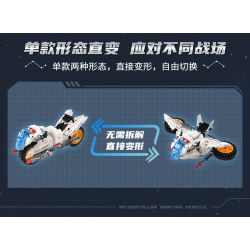 Enlighten 41310 Qman 41310 non  THỢ SĂN SAO bộ đồ chơi xếp lắp ráp ghép mô hình Transformers Robot Đại Chiến Người Máy Biến Hình 521 khối