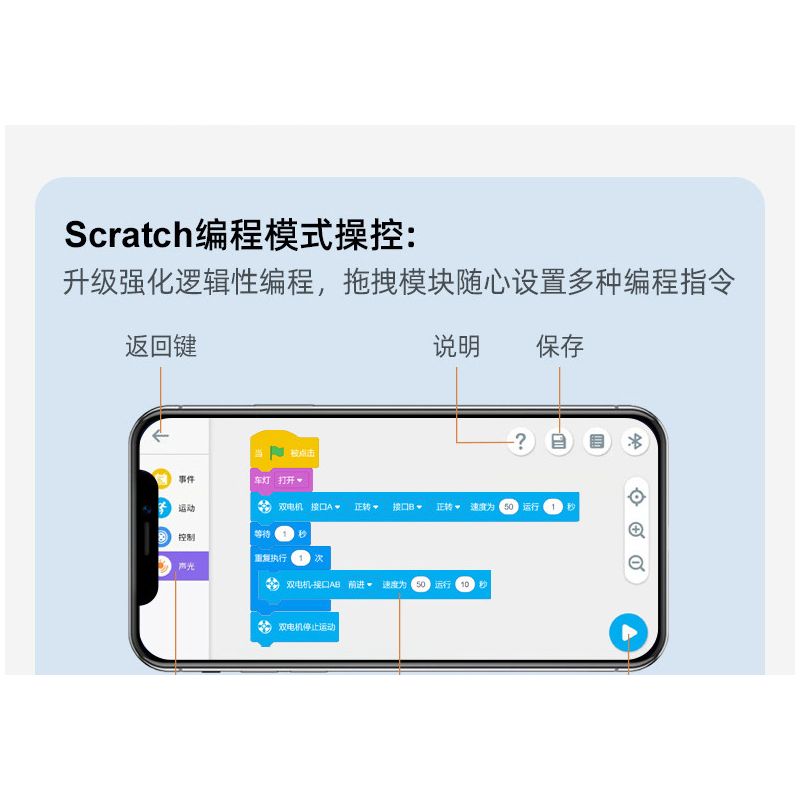 CADA DOUBLEE C83001 83001 non  ROBOT LẬP TRÌNH I.BOT bộ đồ chơi xếp lắp ráp ghép mô hình  Kỹ Thuật Công Nghệ Cao Mô Hình Phương Tiện 434 khối