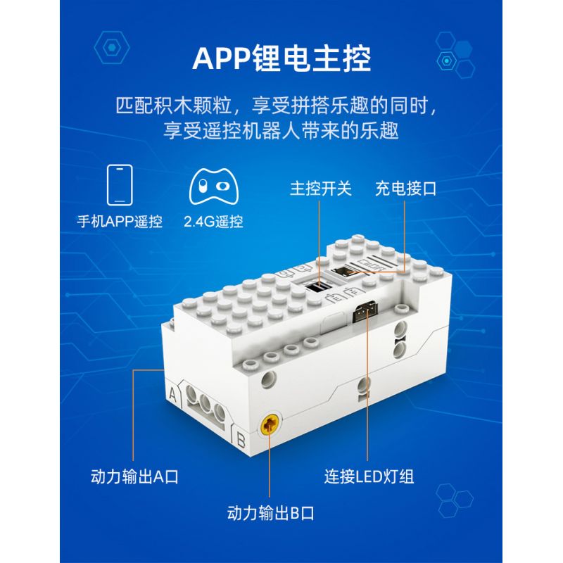 CADA DOUBLEE C83001 83001 non  ROBOT LẬP TRÌNH I.BOT bộ đồ chơi xếp lắp ráp ghép mô hình  Kỹ Thuật Công Nghệ Cao Mô Hình Phương Tiện 434 khối