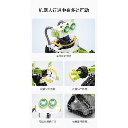 CADA DOUBLEE C83001 83001 non  ROBOT LẬP TRÌNH I.BOT bộ đồ chơi xếp lắp ráp ghép mô hình  Kỹ Thuật Công Nghệ Cao Mô Hình Phương Tiện 434 khối