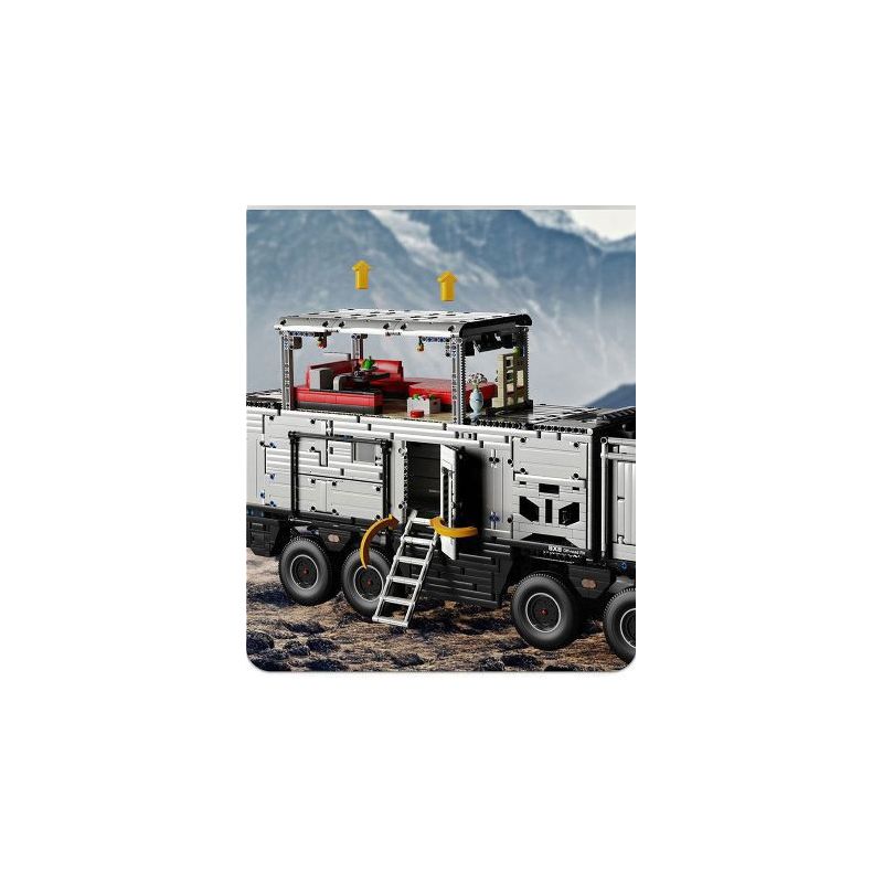 SUPER 18K K199 TA GAOLE T4009 4009 non  MÔ TÔ ĐỊA HÌNH AMODILLO 8X8 bộ đồ chơi xếp lắp ráp ghép mô hình  RV OFF-ROAD Kỹ Thuật Công Nghệ Cao Mô Hình Phương Tiện 6068 khối