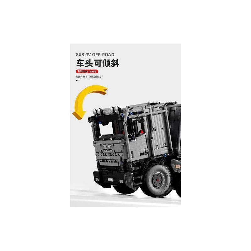 SUPER 18K K199 TA GAOLE T4009 4009 non  MÔ TÔ ĐỊA HÌNH AMODILLO 8X8 bộ đồ chơi xếp lắp ráp ghép mô hình  RV OFF-ROAD Kỹ Thuật Công Nghệ Cao Mô Hình Phương Tiện 6068 khối