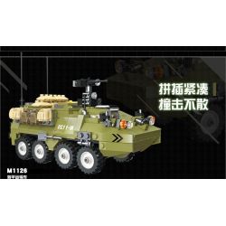 JIESTAR 61030 non  XE VẬN TẢI BỌC THÉP M1126 STRYKER bộ đồ chơi xếp lắp ráp ghép mô hình Military Army Quân Sự Bộ Đội 549 khối