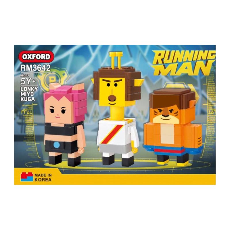 OXFORD RM4642 4642 non Lego TRÊN KY NHÌN PHƯỜNG LÀ bộ đồ chơi xếp lắp ráp ghép mô hình RUNNING MAN LONKY MIYO KUGA