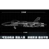 JIESTAR 61029 non  MÁY BAY CHIẾN ĐẤU F-16 bộ đồ chơi xếp lắp ráp ghép mô hình Military Army F16 Quân Sự Bộ Đội 753 khối