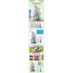 KEEPPLEY K28005 28005 non  QUÁN MOJITO bộ đồ chơi xếp lắp ráp ghép mô hình CITY CORNER