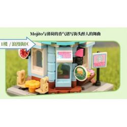 KEEPPLEY K28005 28005 non  QUÁN MOJITO bộ đồ chơi xếp lắp ráp ghép mô hình CITY CORNER