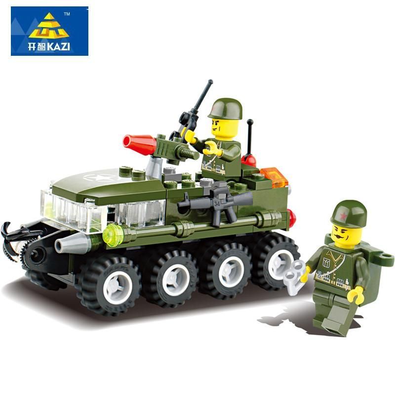 Bozhi 6412 non Lego CÁO HOANG DÃ bộ đồ chơi xếp lắp ráp ghép mô hình Military Army Quân Sự Bộ Đội 102 khối