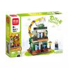 MINGDI LEIBAO K0367 0367 non  4 LOẠI CABIN DIY bộ đồ chơi xếp lắp ráp ghép mô hình Creator DIY HOUSE Sáng Tạo 945 khối