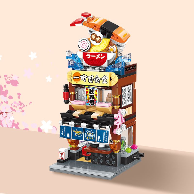 KEEPPLEY K28004 28004 non  QUÁN CÀ PHÊ ICHICHOME bộ đồ chơi xếp lắp ráp ghép mô hình CITY CORNER