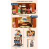 KEEPPLEY K28004 28004 non  QUÁN CÀ PHÊ ICHICHOME bộ đồ chơi xếp lắp ráp ghép mô hình CITY CORNER