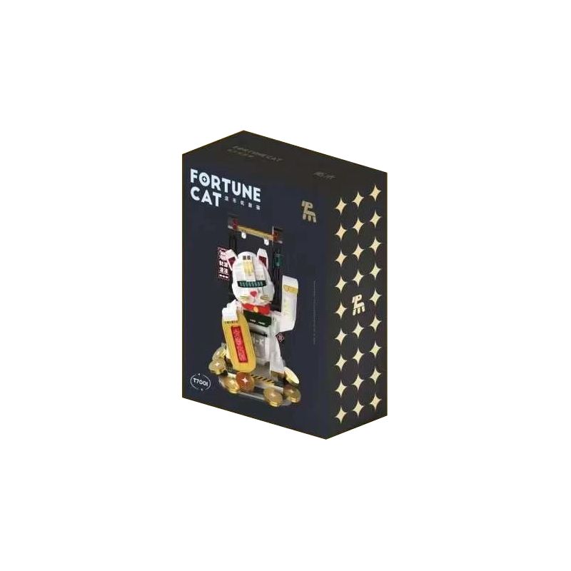 TAKUGI T7001 7001 non  ĐÔRÊMON ĐỒNG XU bộ đồ chơi xếp lắp ráp ghép mô hình FORTUNE CAT