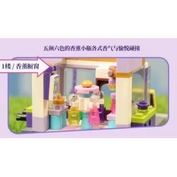 KEEPPLEY K28003 28003 non  CỬA HÀNG HƯƠNG LIỆU THƠM bộ đồ chơi xếp lắp ráp ghép mô hình CITY CORNER