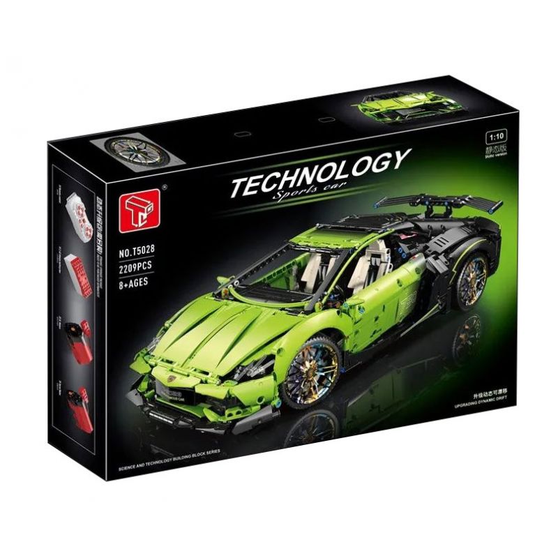 ZHEGAO QL0495 0495 non Lego XE LÙI PORSCHE 911 bộ đồ chơi xếp lắp ráp ghép mô hình Technic BSJ 911 Kỹ Thuật Công Nghệ Cao Mô Hình Phương Tiện 382 khối