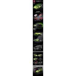 ZHEGAO QL0495 0495 non  XE LÙI PORSCHE 911 bộ đồ chơi xếp lắp ráp ghép mô hình  BSJ 911 Kỹ Thuật Công Nghệ Cao Mô Hình Phương Tiện 382 khối