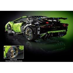 ZHEGAO QL0495 0495 non  XE LÙI PORSCHE 911 bộ đồ chơi xếp lắp ráp ghép mô hình  BSJ 911 Kỹ Thuật Công Nghệ Cao Mô Hình Phương Tiện 382 khối