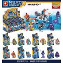 DUO LE PIN DLP9047 9047 non Lego HIỆP SĨ TƯƠNG LAI CON NGƯỜI 8 bộ đồ chơi xếp lắp ráp ghép mô hình Nexo Knights Hiệp Sỹ Nexo