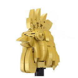 COGO 12404 non  CUNG HOÀNG ĐẠO ĐẦU ĐỒNG bộ đồ chơi xếp lắp ráp ghép mô hình 319 khối