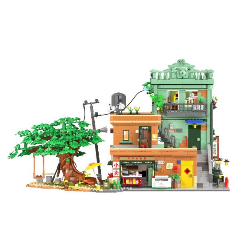 PRCK 63098 non Lego CƠ SỞ QUỸ ĐẠO bộ đồ chơi xếp lắp ráp ghép mô hình Minecraft MY WORLD Game Xây Dựng 512 khối