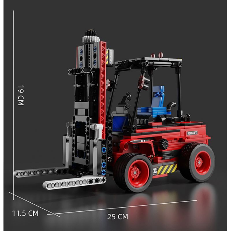 HAPPY BUILD SHINEYU XINYU YC-33003 33003 YC33003 non  XE NÂNG bộ đồ chơi xếp lắp ráp ghép mô hình  FORKLIFT Kỹ Thuật Công Nghệ Cao Mô Hình Phương Tiện 606 khối