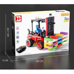 HAPPY BUILD SHINEYU XINYU YC-33003 33003 YC33003 non  XE NÂNG bộ đồ chơi xếp lắp ráp ghép mô hình  FORKLIFT Kỹ Thuật Công Nghệ Cao Mô Hình Phương Tiện 606 khối