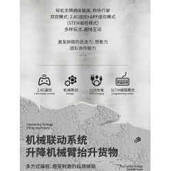 HAPPY BUILD SHINEYU XINYU YC-33003 33003 YC33003 non  XE NÂNG bộ đồ chơi xếp lắp ráp ghép mô hình  FORKLIFT Kỹ Thuật Công Nghệ Cao Mô Hình Phương Tiện 606 khối