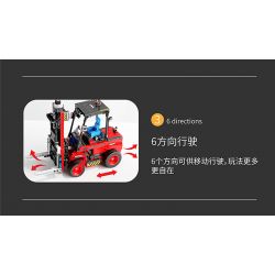 HAPPY BUILD SHINEYU XINYU YC-33003 33003 YC33003 non  XE NÂNG bộ đồ chơi xếp lắp ráp ghép mô hình  FORKLIFT Kỹ Thuật Công Nghệ Cao Mô Hình Phương Tiện 606 khối