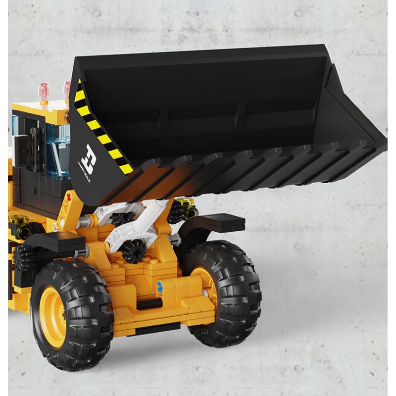 HAPPY BUILD SHINEYU XINYU YC-33002 33002 YC33002 non  CHIẾC XE ỦI bộ đồ chơi xếp lắp ráp ghép mô hình  BULLDOZER Kỹ Thuật Công Nghệ Cao Mô Hình Phương Tiện 653 khối
