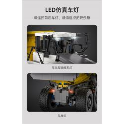 CADA DOUBLEE C61054 61054 non  XE BEN XÂY DỰNG CÓ KHỚP NỐI 1:17 tỷ lệ 1:17 bộ đồ chơi xếp lắp ráp ghép mô hình  ARTICULATED DUMP TRUCK Kỹ Thuật Công Nghệ Cao Mô Hình Phương Tiện 3067 khối