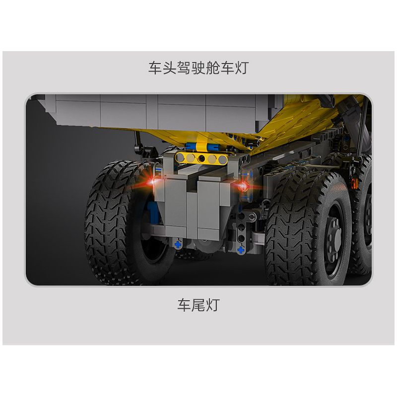 CADA DOUBLEE C61054 61054 non  XE BEN XÂY DỰNG CÓ KHỚP NỐI 1:17 tỷ lệ 1:17 bộ đồ chơi xếp lắp ráp ghép mô hình  ARTICULATED DUMP TRUCK Kỹ Thuật Công Nghệ Cao Mô Hình Phương Tiện 3067 khối