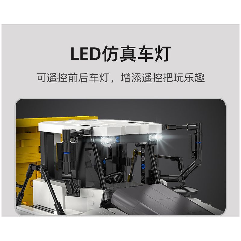 CADA DOUBLEE C61054 61054 non  XE BEN XÂY DỰNG CÓ KHỚP NỐI 1:17 tỷ lệ 1:17 bộ đồ chơi xếp lắp ráp ghép mô hình  ARTICULATED DUMP TRUCK Kỹ Thuật Công Nghệ Cao Mô Hình Phương Tiện 3067 khối