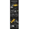 CADA DOUBLEE C61054 61054 non  XE BEN XÂY DỰNG CÓ KHỚP NỐI 1:17 tỷ lệ 1:17 bộ đồ chơi xếp lắp ráp ghép mô hình  ARTICULATED DUMP TRUCK Kỹ Thuật Công Nghệ Cao Mô Hình Phương Tiện 3067 khối