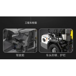 CADA DOUBLEE C61054 61054 non  XE BEN XÂY DỰNG CÓ KHỚP NỐI 1:17 tỷ lệ 1:17 bộ đồ chơi xếp lắp ráp ghép mô hình  ARTICULATED DUMP TRUCK Kỹ Thuật Công Nghệ Cao Mô Hình Phương Tiện 3067 khối