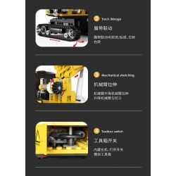 HAPPY BUILD SHINEYU XINYU YC-33001 33001 YC33001 non  MÁY XÚC bộ đồ chơi xếp lắp ráp ghép mô hình  Kỹ Thuật Công Nghệ Cao Mô Hình Phương Tiện 686 khối